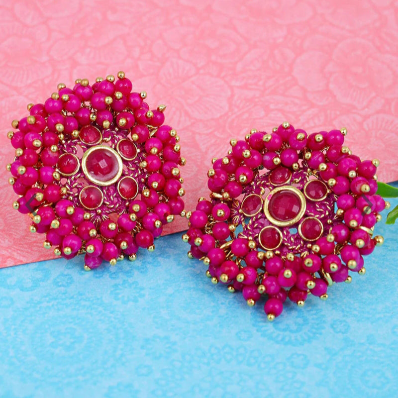 Buy Pink Swarovski Crystal Earrings, Dark Pink Earrings, Regency Jewelry,  Rococo Earring, 18th Century, 19th Century, Marie Antoinette Pink Online in  India - Etsy